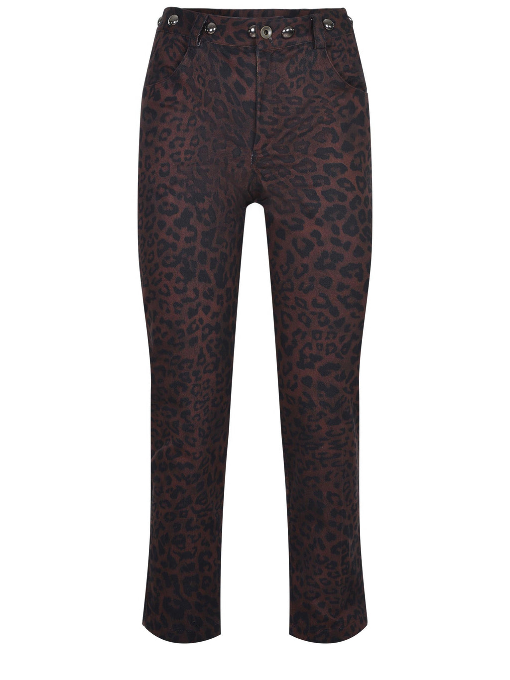 A PAPER KID Jeans F5PKWOPA254 112 Leopard print