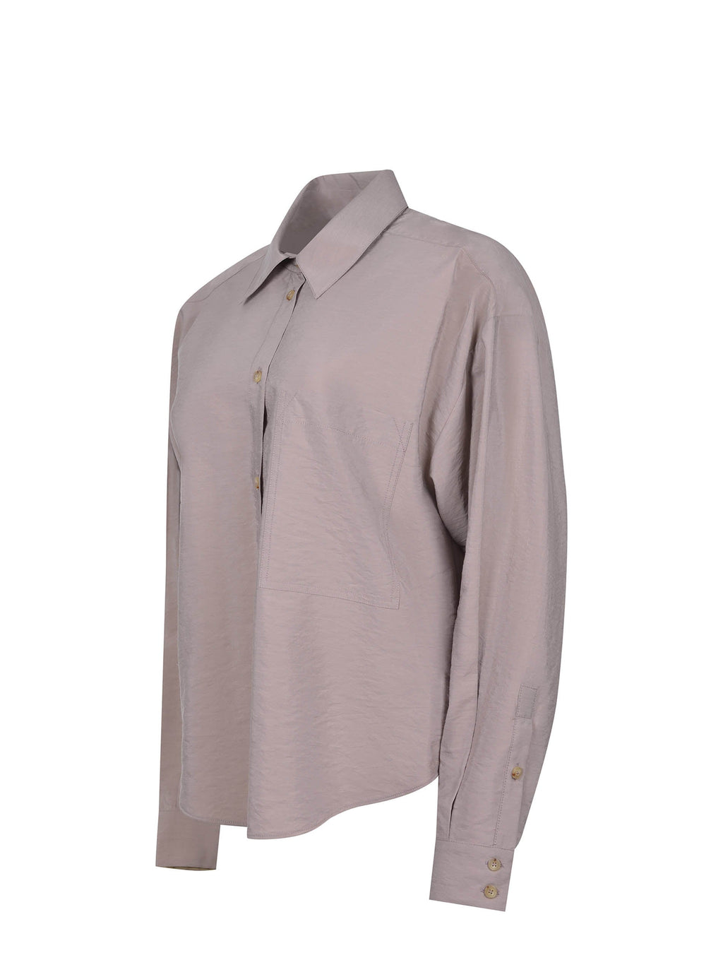 ALYSI Shirts 165247 A5219-FUME Mud