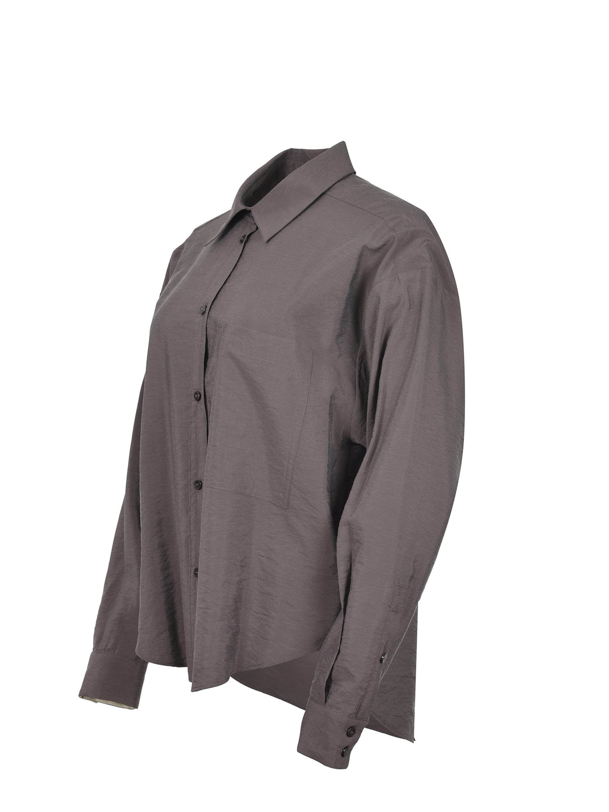 ALYSI Shirts 165247 A5219-PTL Dark brown