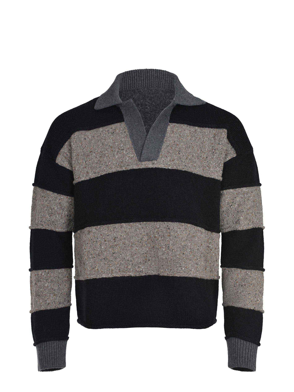 ATOMO FACTORY Sweaters A00038 AFU100-615 Dove grey-black