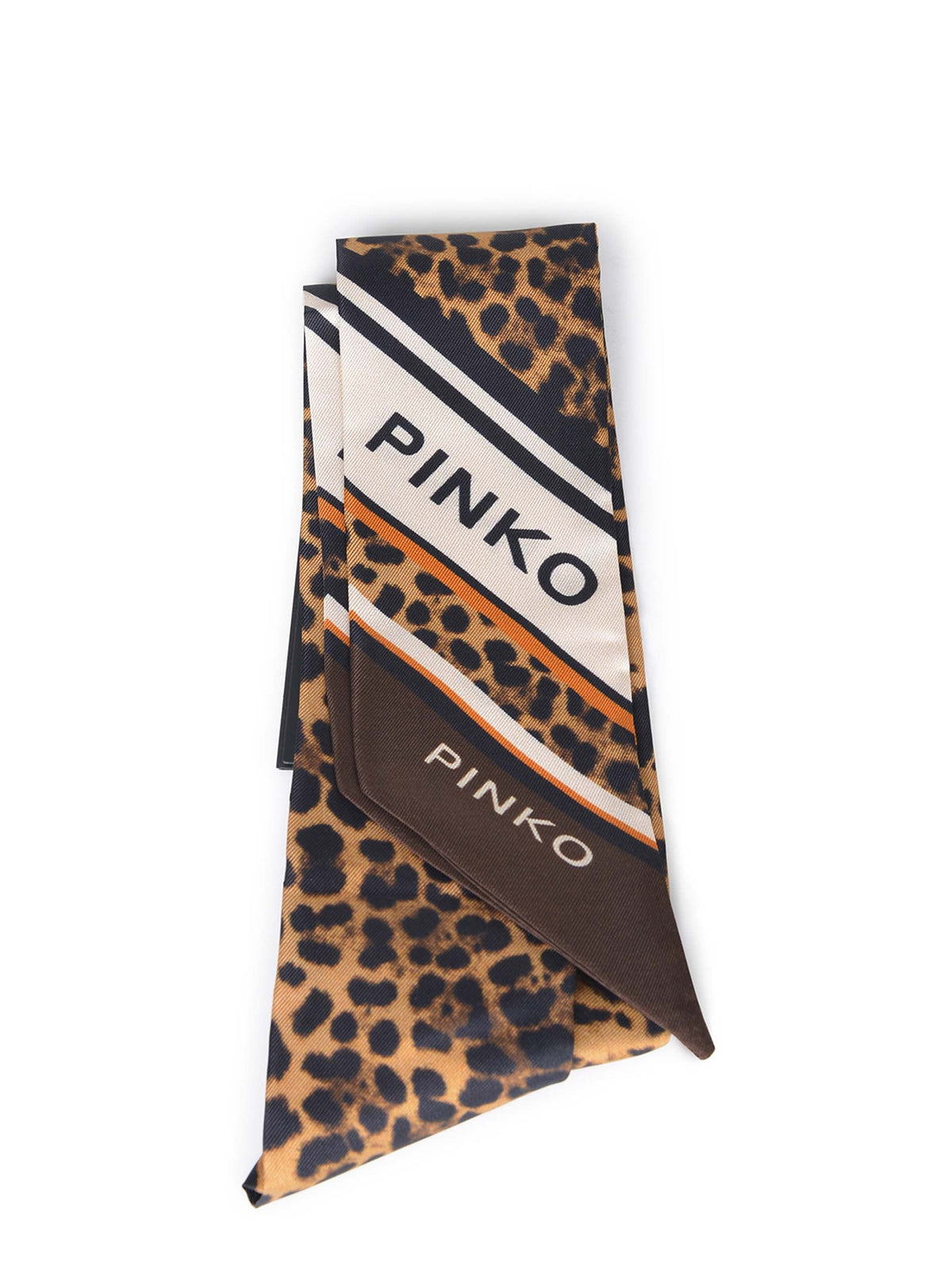 PINKO Scarf 106652-A38F L3Z Leopard Print