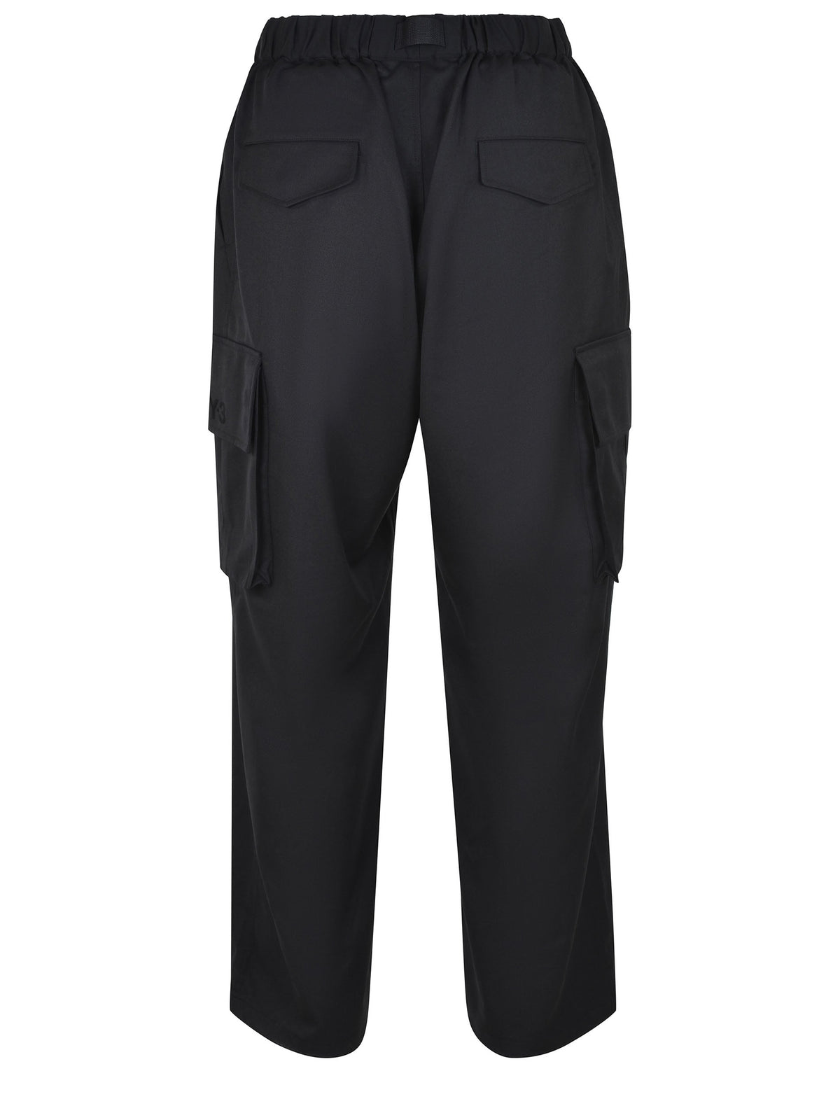 Y-3 Trousers IW7453 BLACK Black