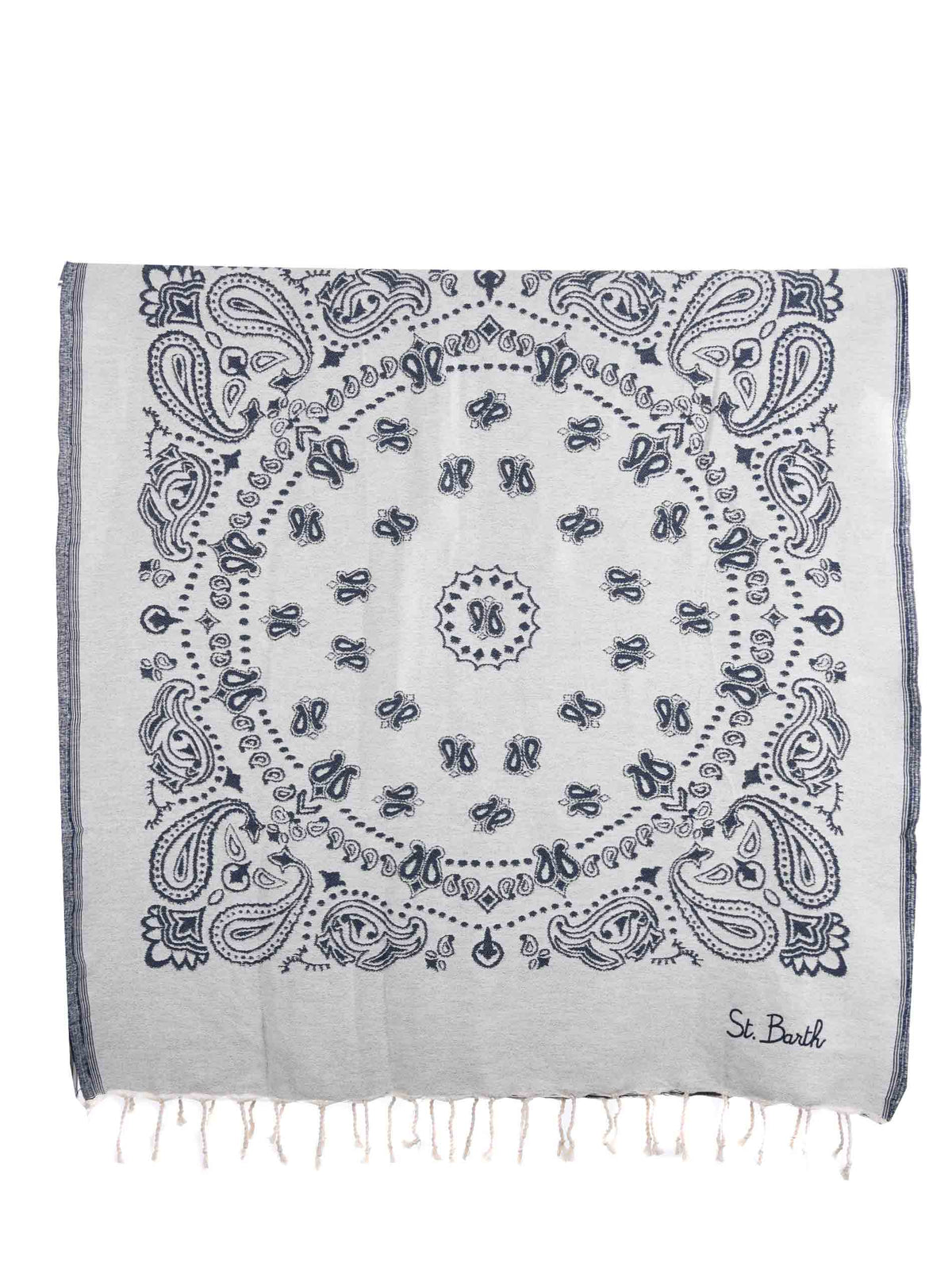 MC2 SAINT BARTH Beach towels FOUT009 02709L Ecru/Blue