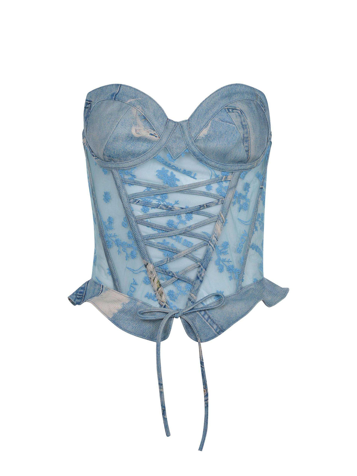 ANDERSSON BELL Bustier ATB1307W BLUE Celeste