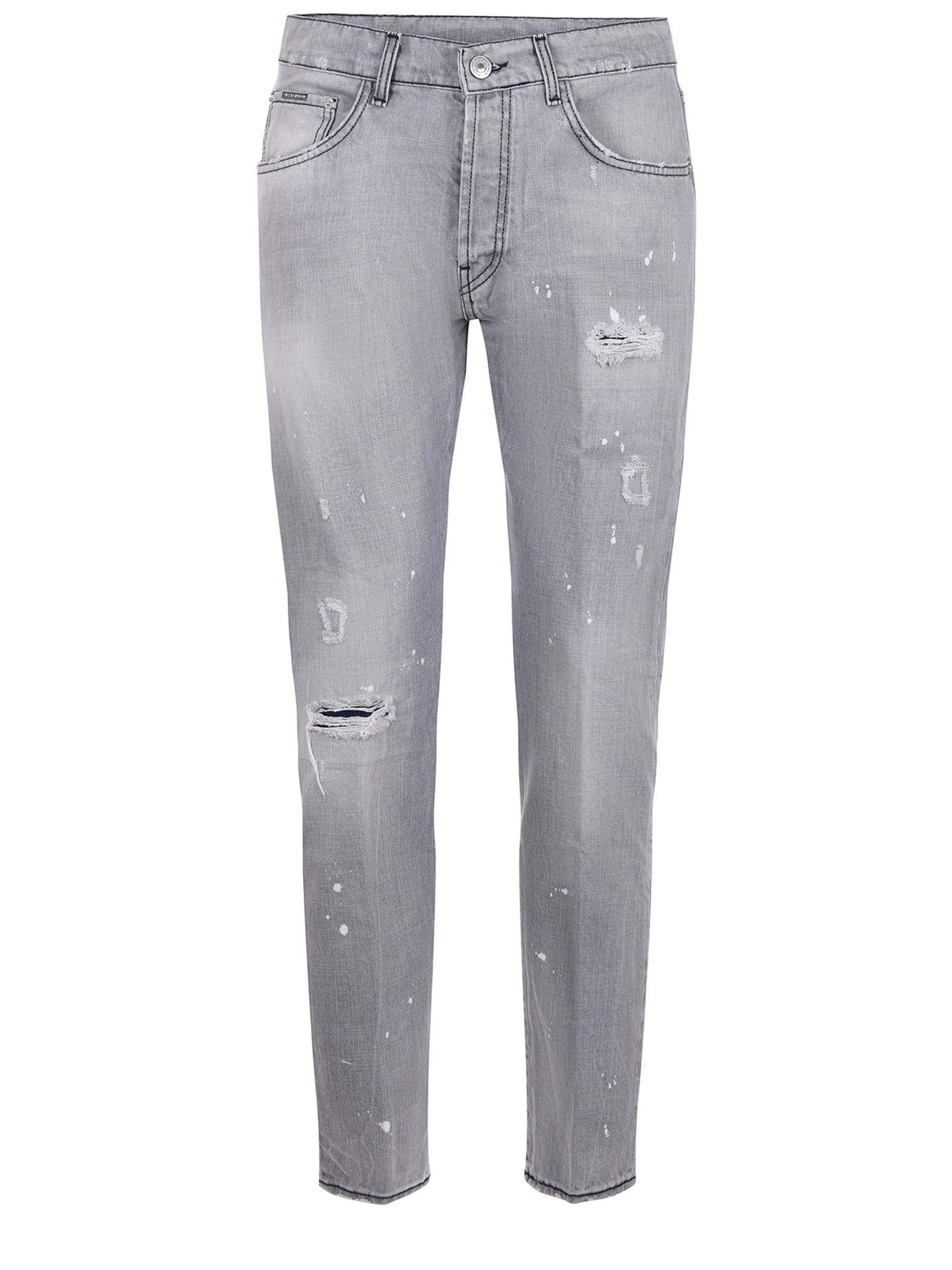 YES LONDON Jeans XJ3186 UNIQUE Grey denim