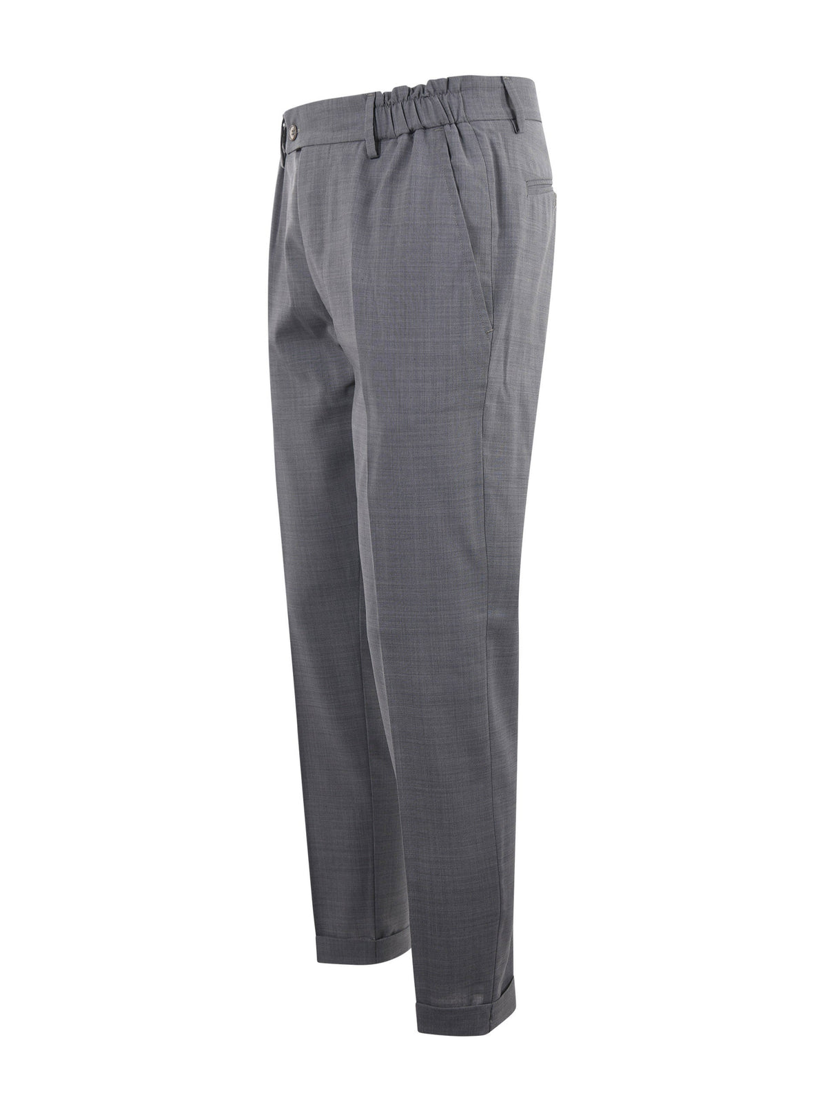 YES LONDON Trousers XP3163 GREY Mélange grey