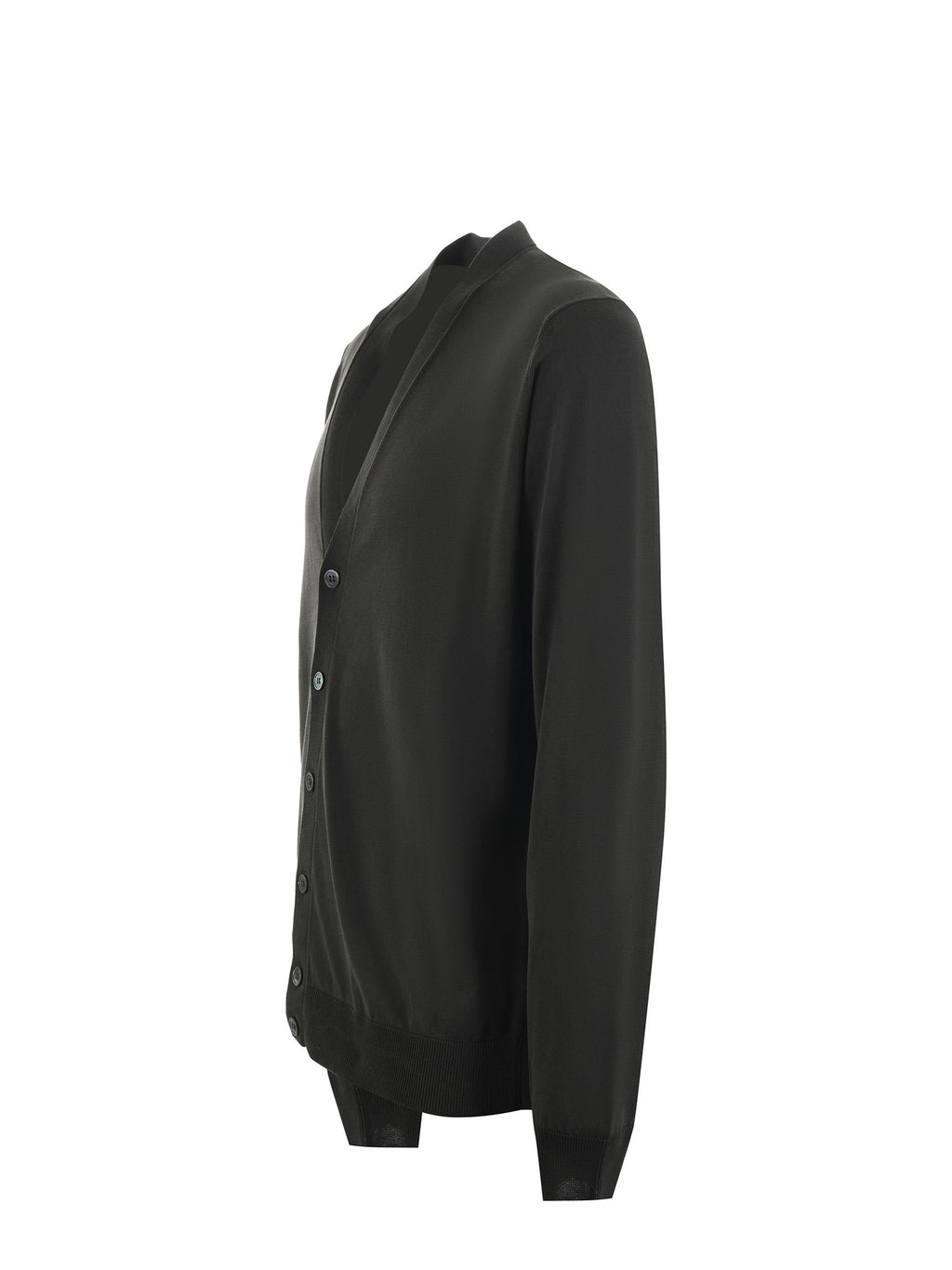 FILIPPO DE LAURENTIS Cardigan CB1ML CR14R-570 Military Green