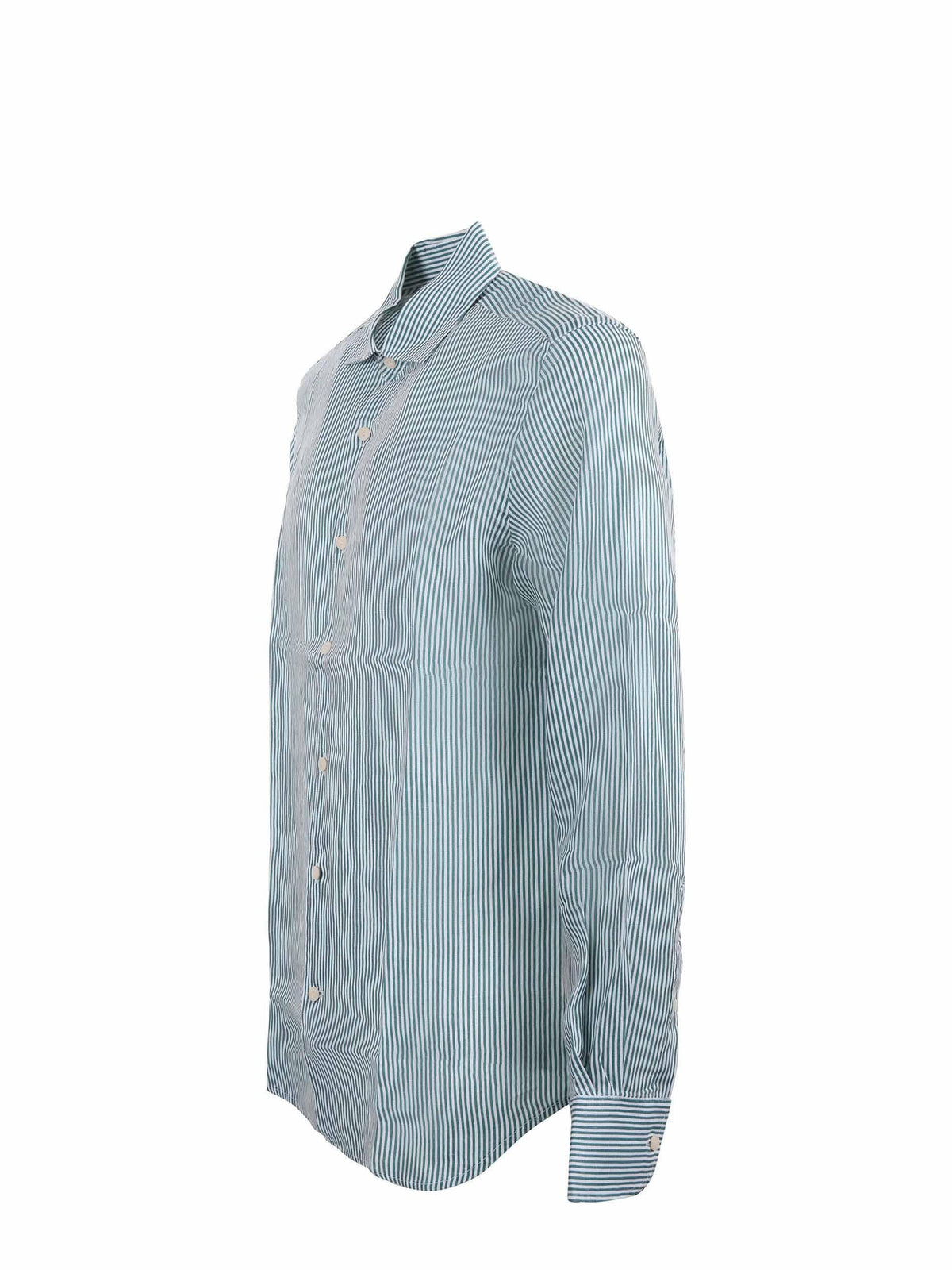 MC2 SAINT BARTH Shirts PAMP001 00963L Green/white