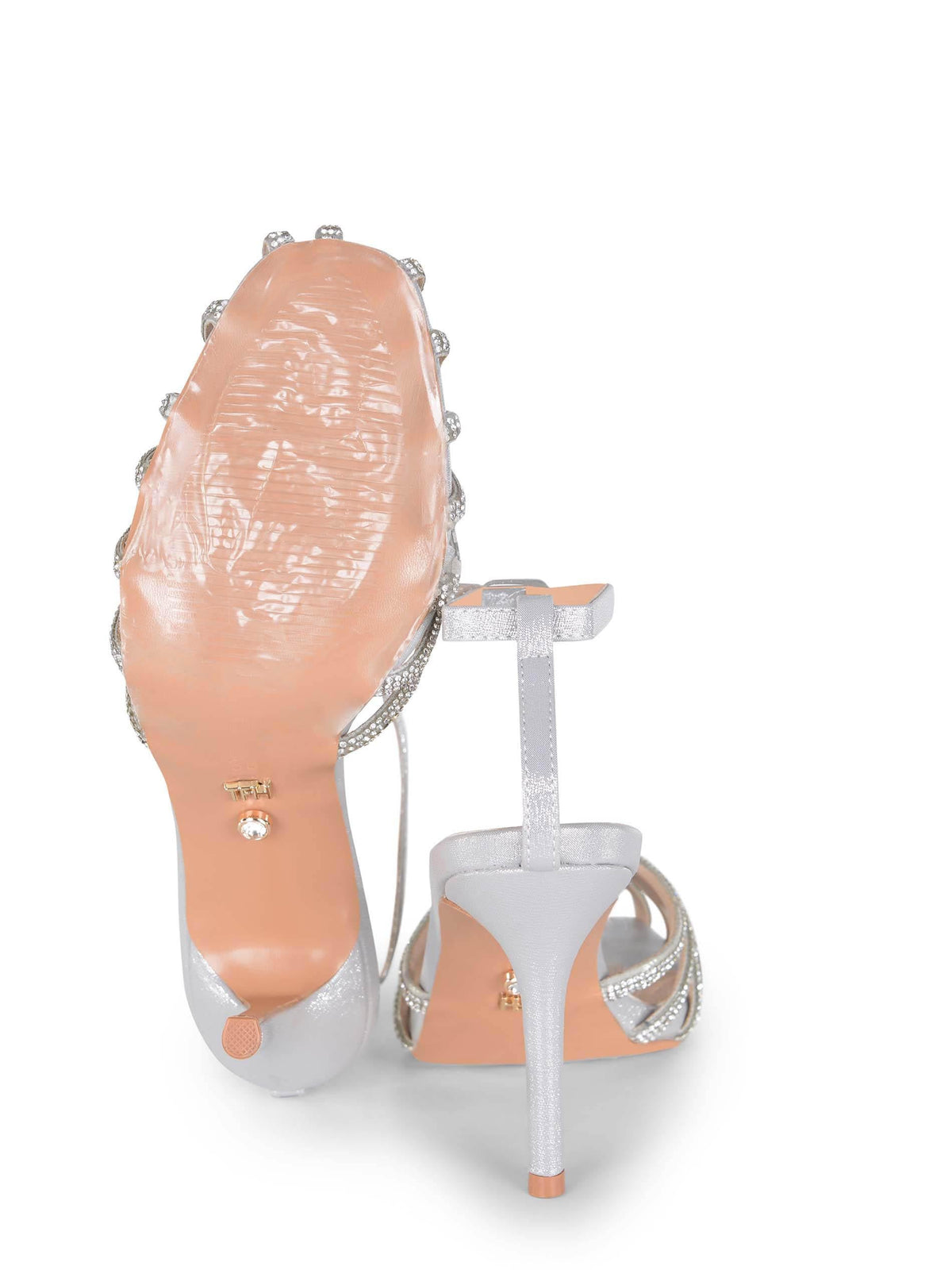 TWENTY FOURHAITCH Sandals SH390-LOS ANGELES SILVER Silver