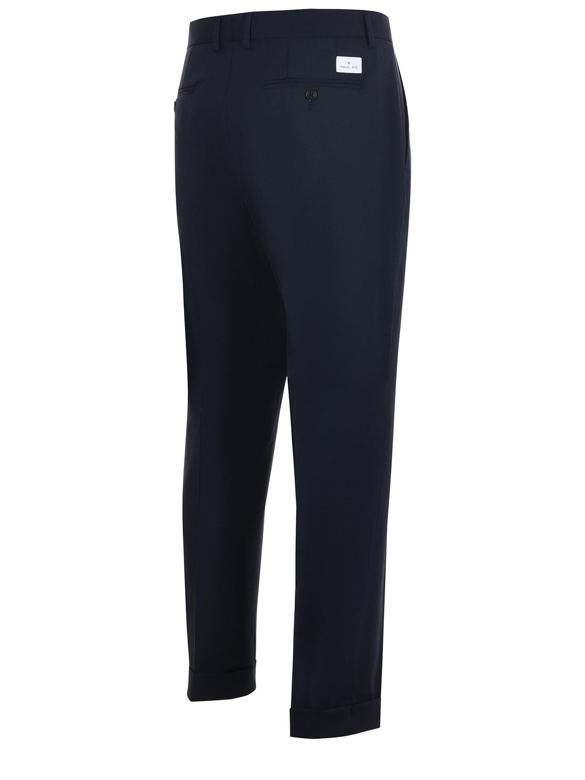 MANUEL RITZ Trousers P1658 260000-89 Dark blue