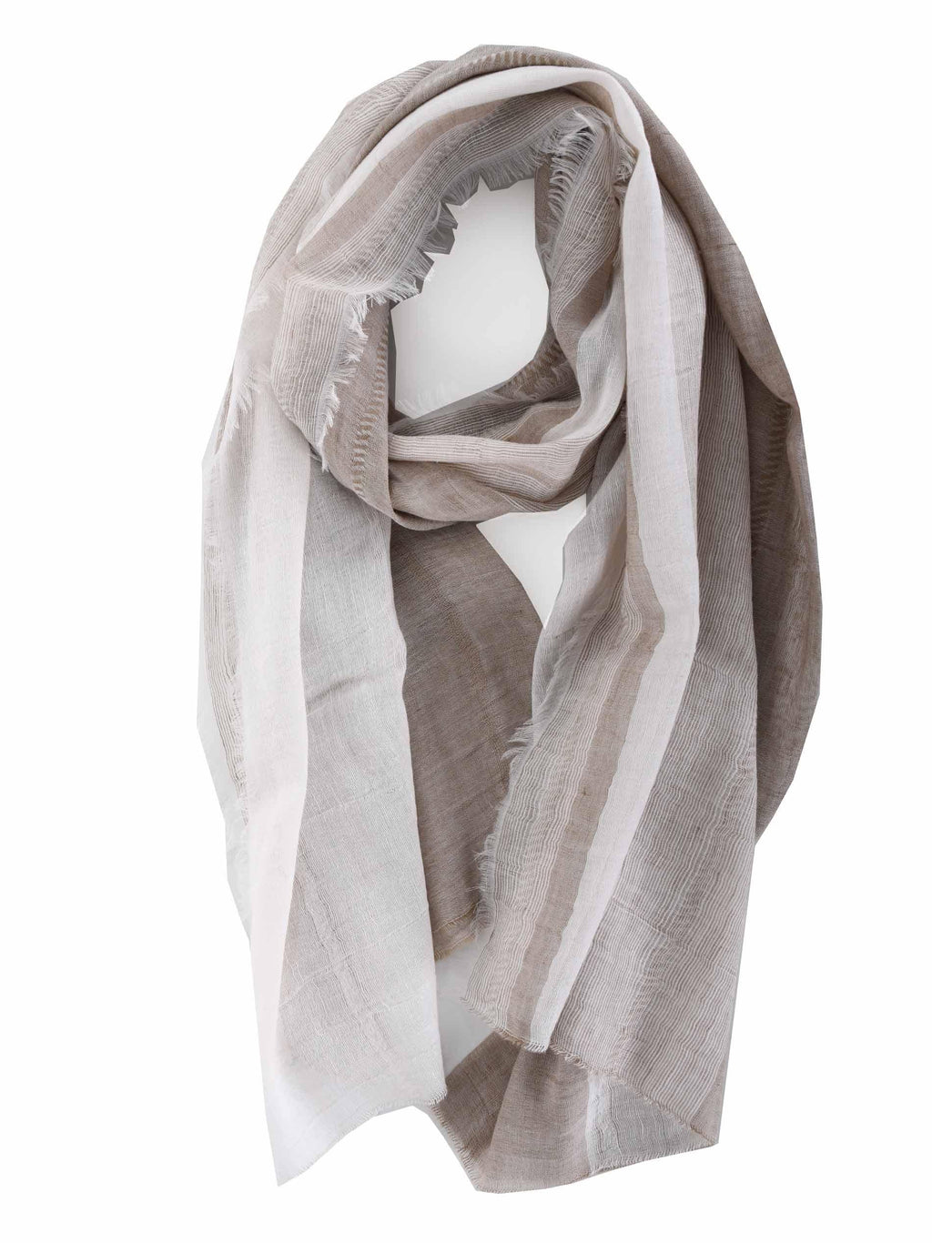 D.A. DANIELE ALESSANDRINI Scarves YT0001 2001 Sand/beige