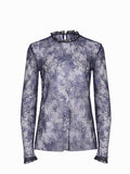 ALBERTA FERRETTI Shirts 0218 1620-0290 Navy blue