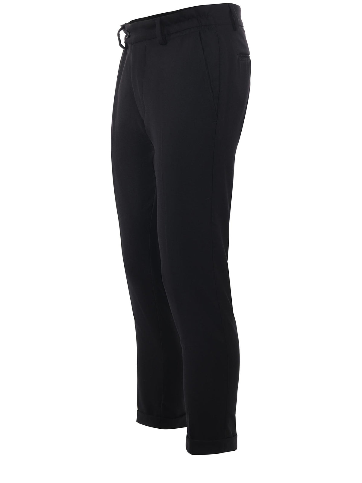YES LONDON Trousers XP3143 BLACK Black