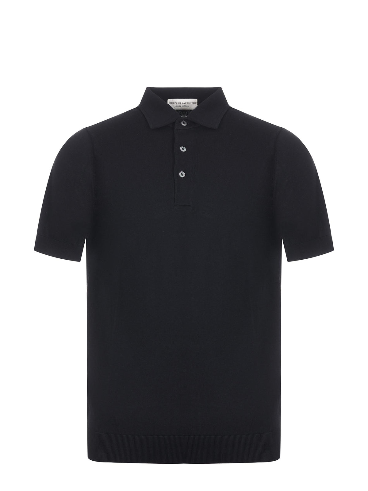 FILIPPO DE LAURENTIS Polo PL1MCPAR CR14R-990 Black