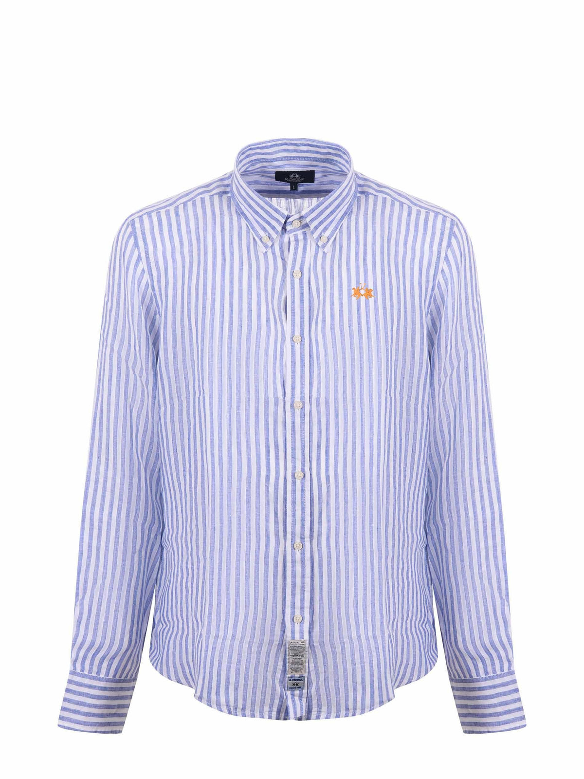 LA MARTINA Shirts MCC012-TL339 S7276 Blue/white