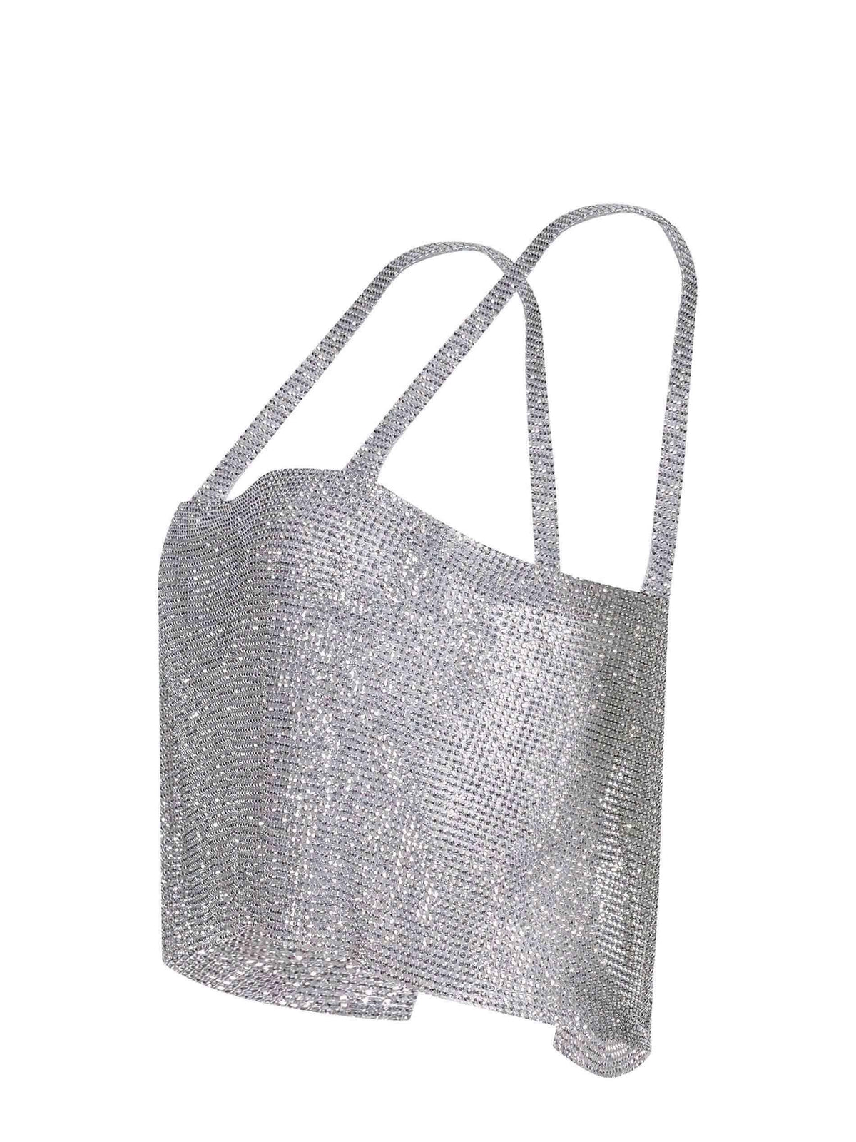 TWENTY FOURHAITCH Top A0121-NEW CETUS SILVER Silver