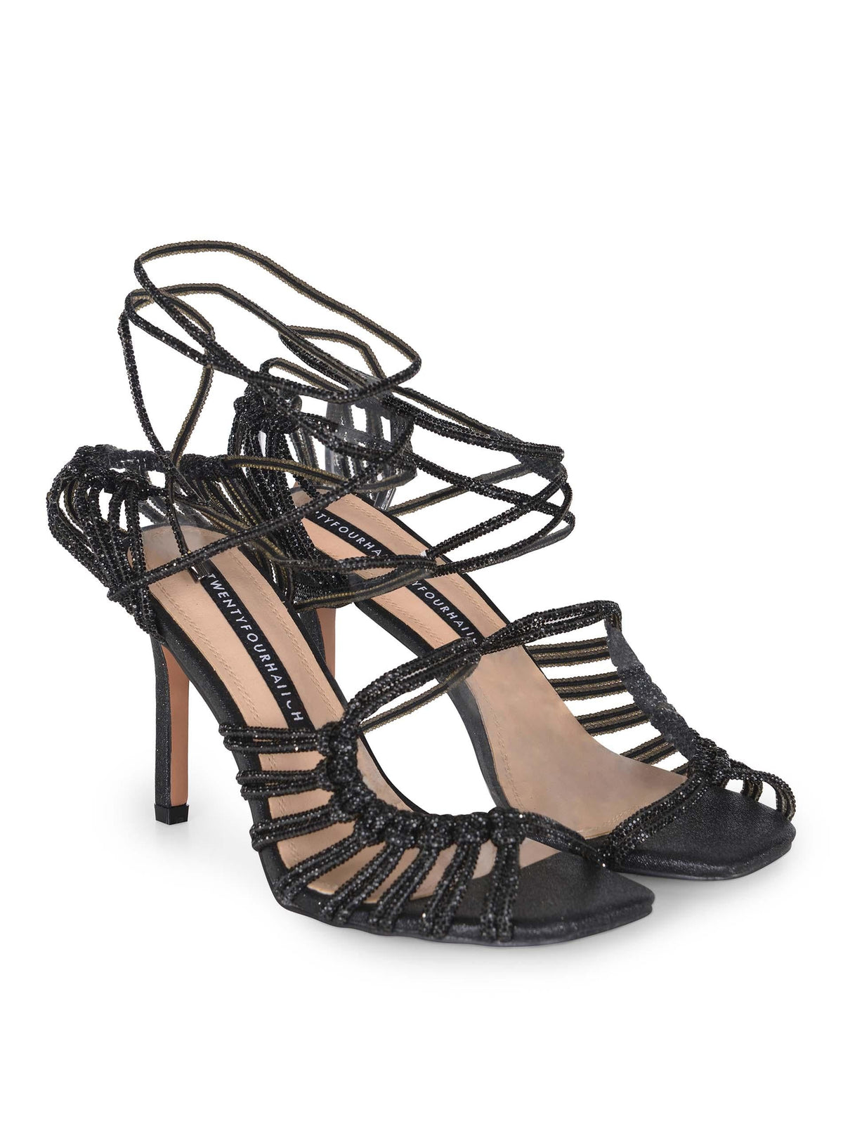 TWENTY FOURHAITCH Sandals S0109-MOLI NERO Black