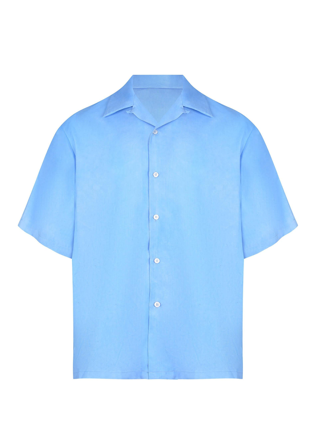 MSGM Shirts 4040ME08X 267009-84 Sky Blue