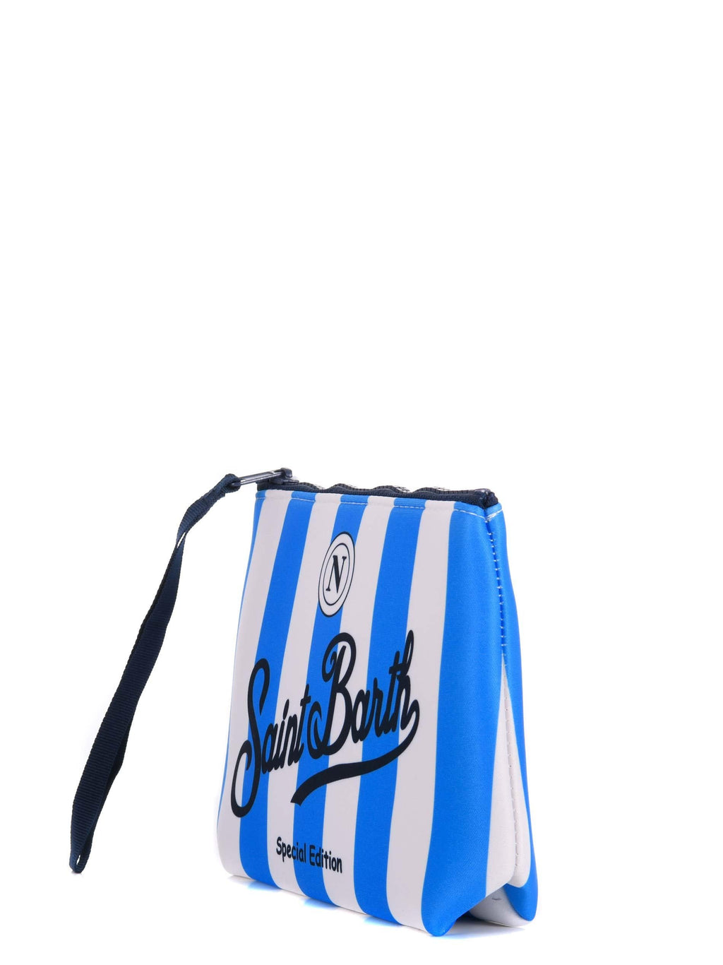 MC2 SAINT BARTH Pouch ALIN001 07441L Light Blue/White