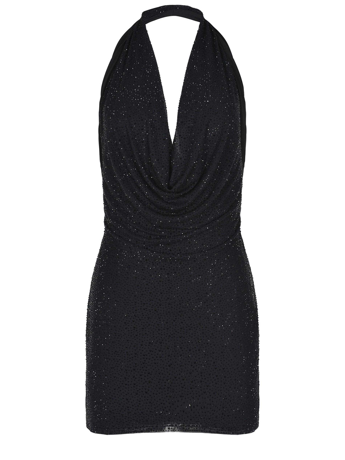 TWENTY FOURHAITCH Dresses A0084-LIPE NERO Black