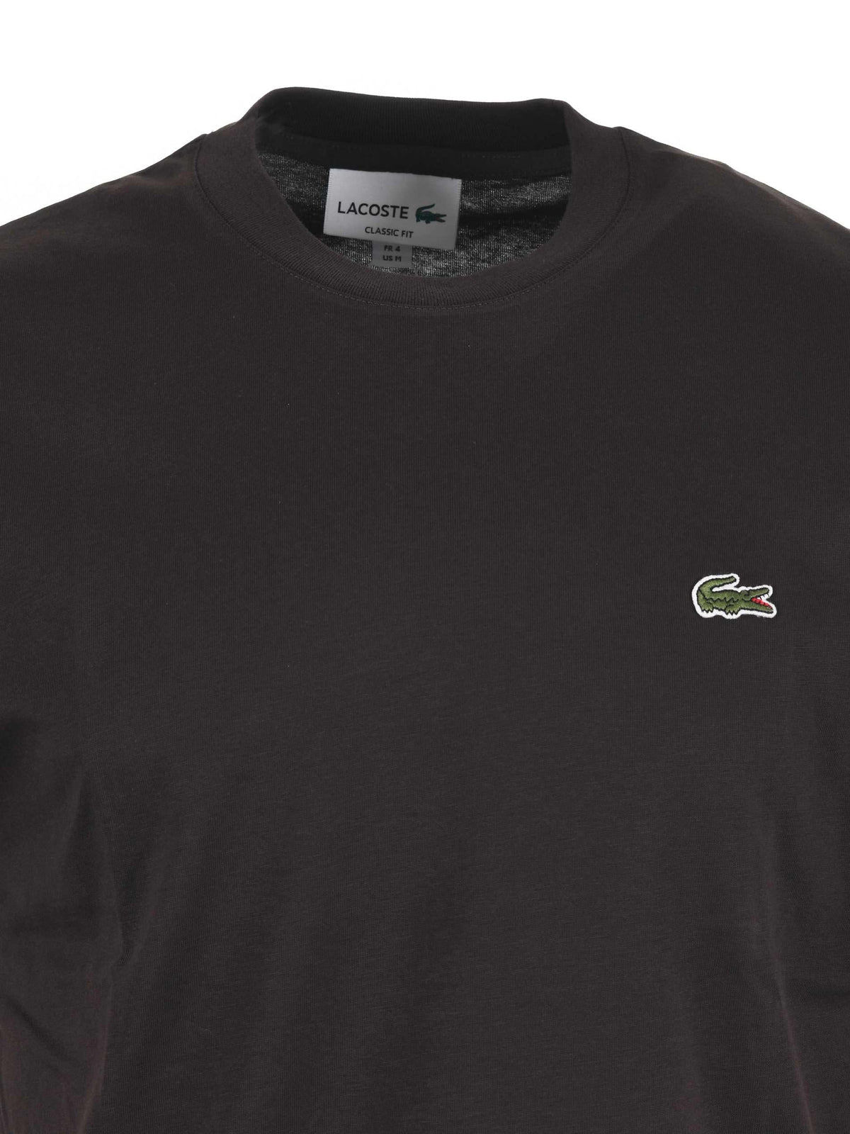 LACOSTE T-shirt TH7318 SKB Dark brown