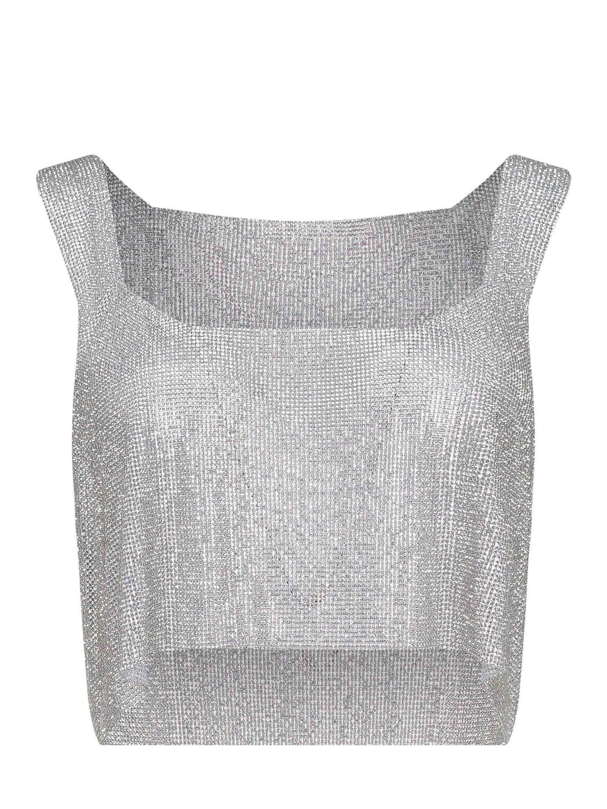 TWENTY FOURHAITCH Top A0092-NEW ATHENS SILVER Silver