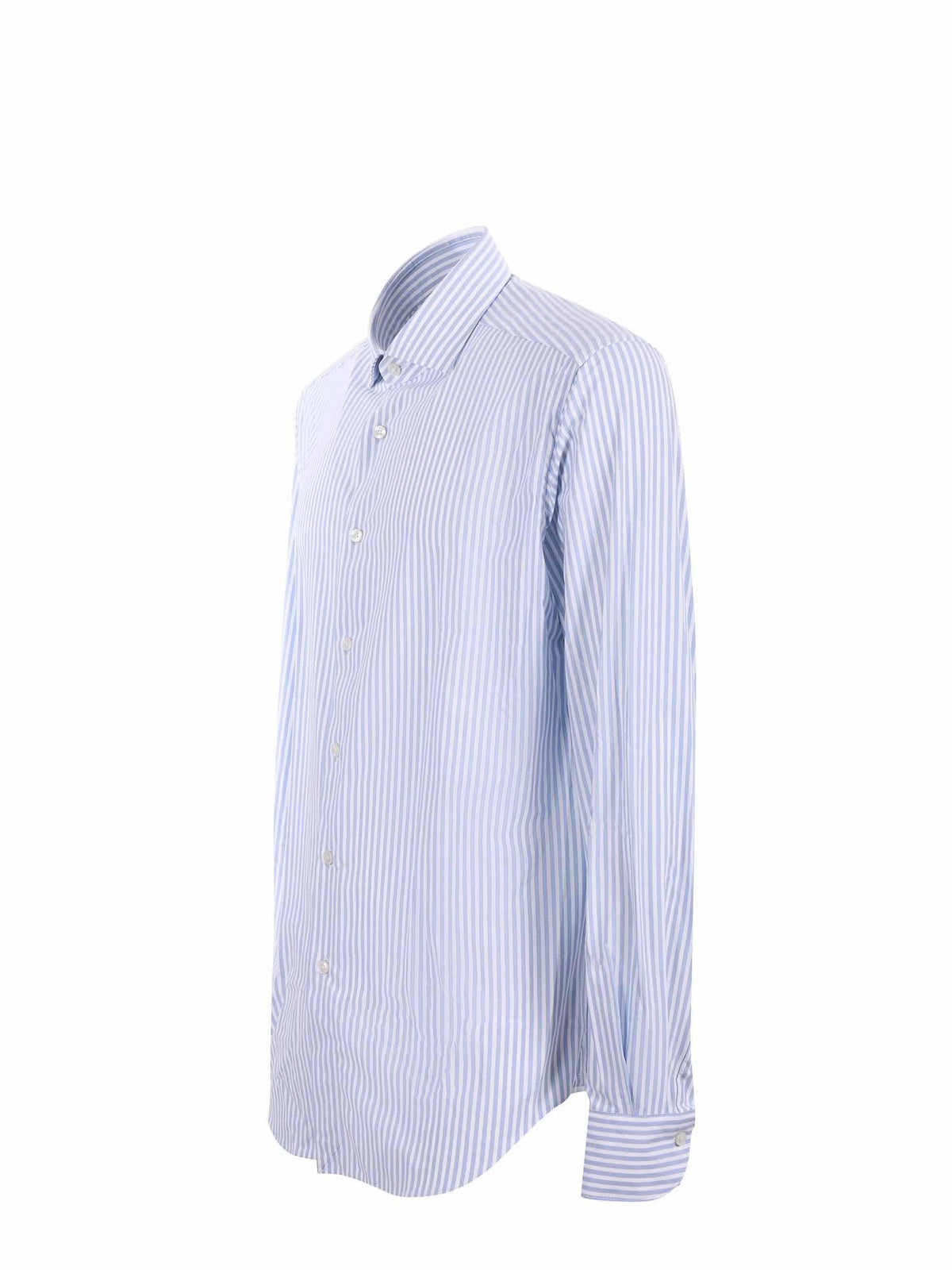 XACUS Shirts ACT358 21609-002 Light Blue/White