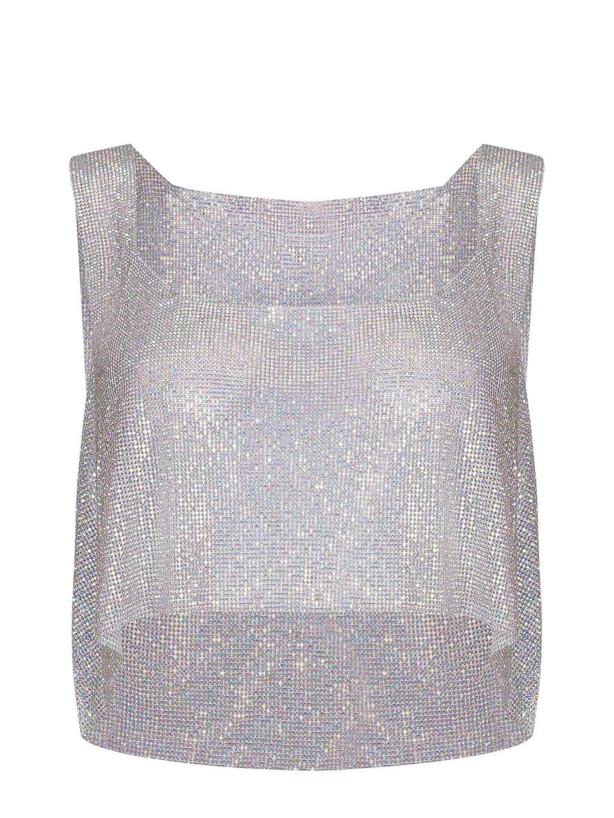 TWENTY FOURHAITCH Top A0092-NEW ATENE CRYSTAL Multicolor