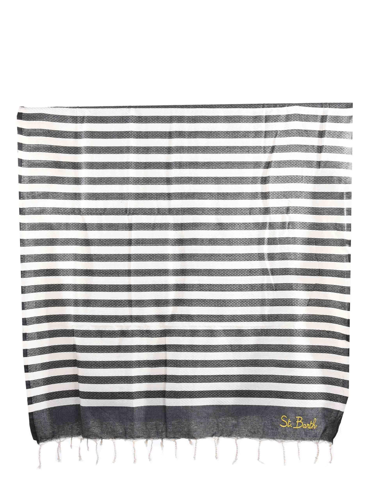 MC2 SAINT BARTH Beach towels FOUT012 02752L Black/ecru