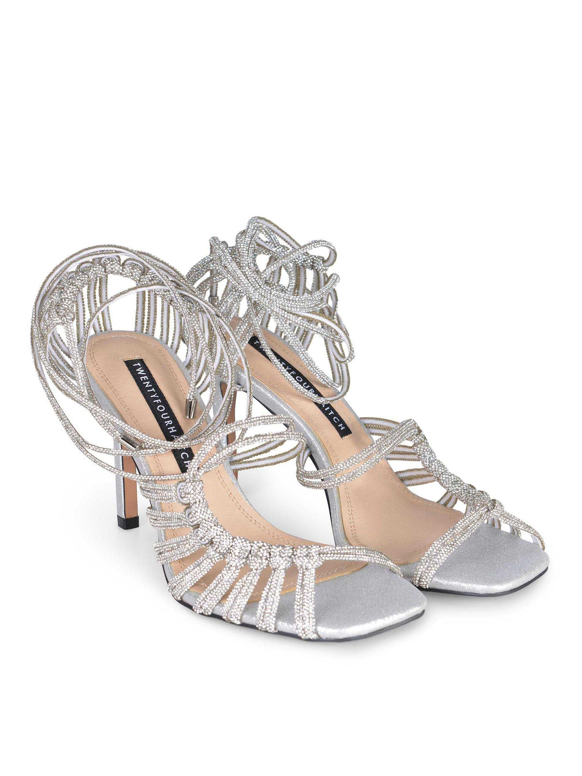 TWENTY FOURHAITCH Sandals S0109-MOLI SILVER Silver
