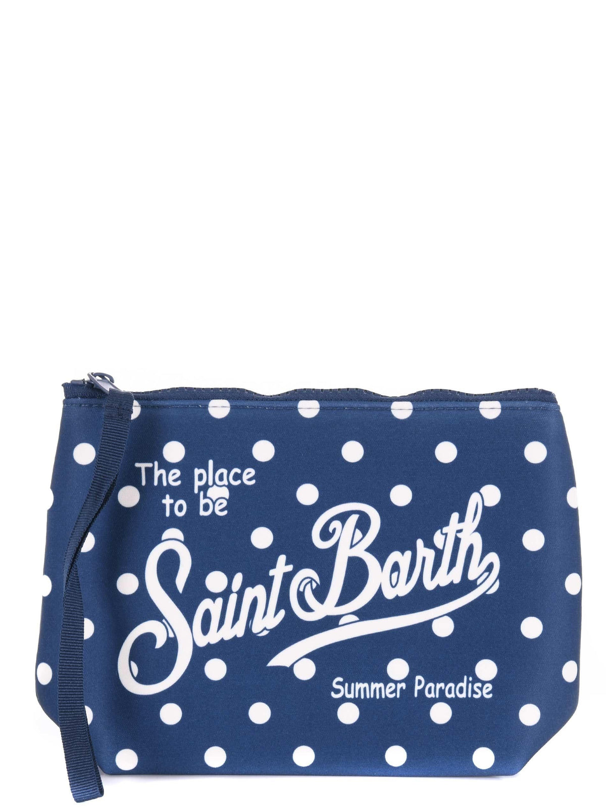 MC2 SAINT BARTH Pouch ALIN001 03285L Blue/White