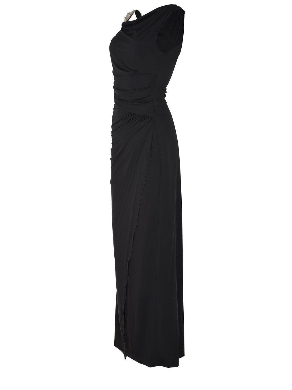 AMEN Dresses AMS26503 BLACK-SILVER Black silver