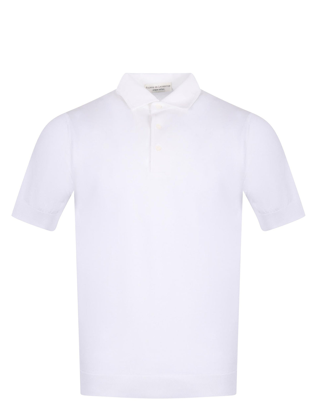FILIPPO DE LAURENTIS Polo PL1MCPAR CR14R-001 White
