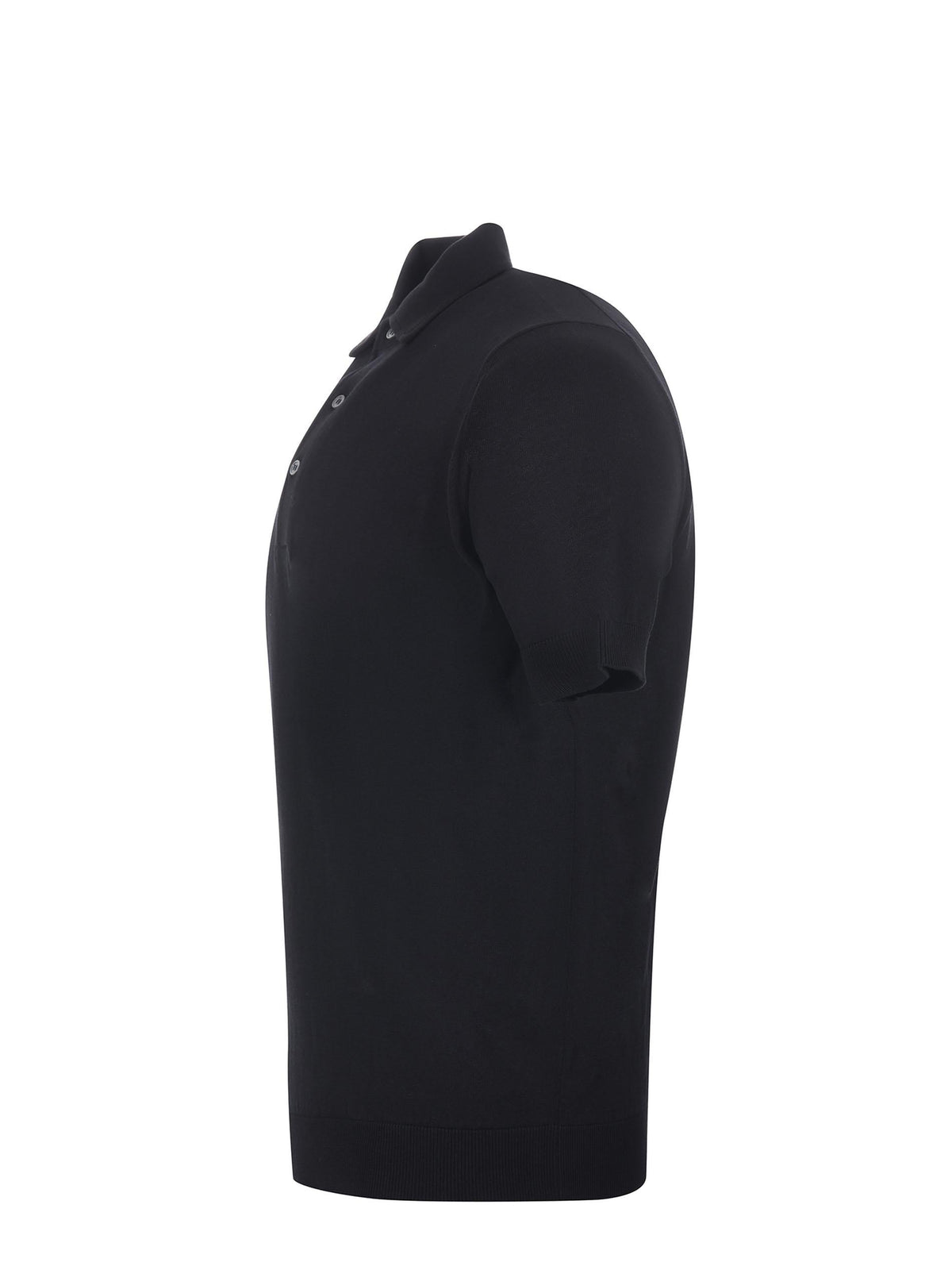 FILIPPO DE LAURENTIS Polo PL1MCPAR CR14R-990 Black