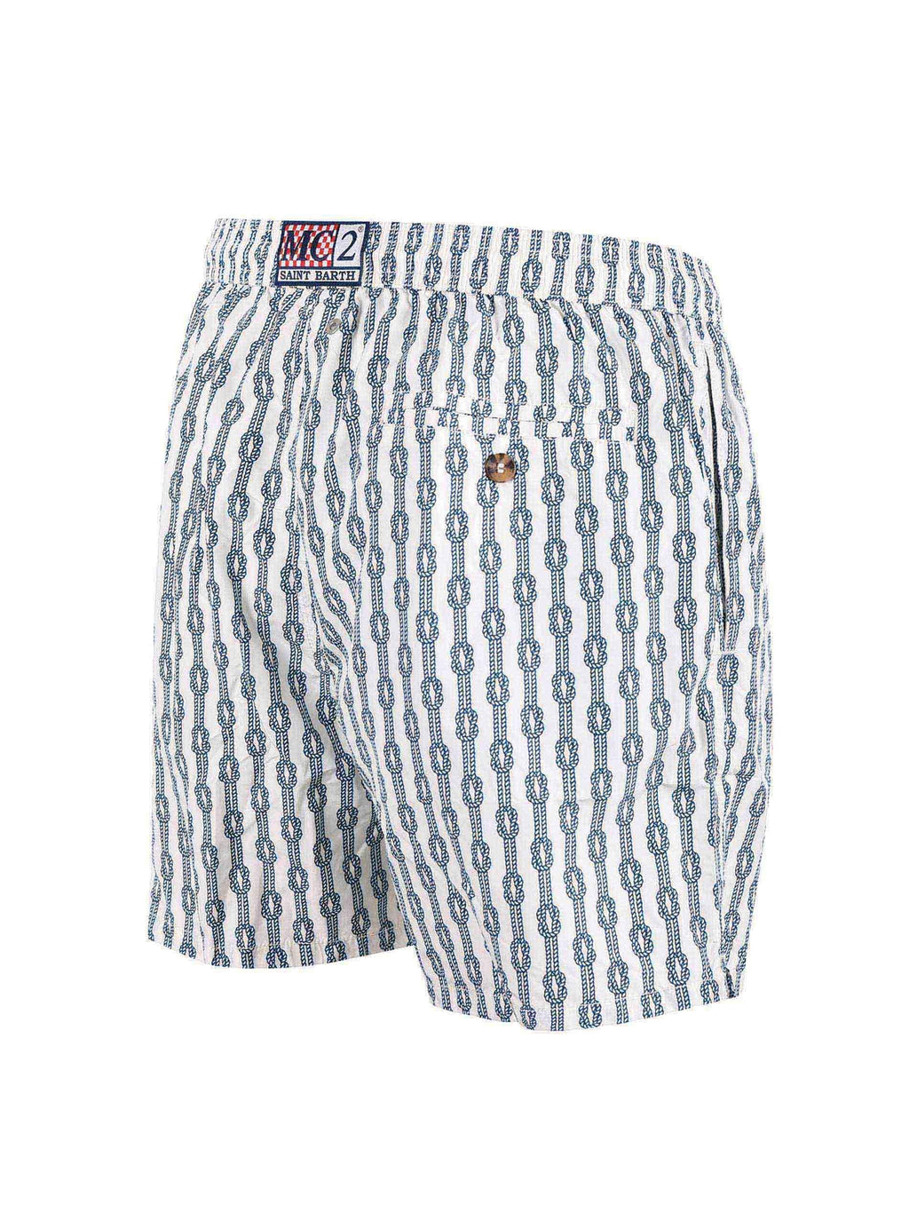 MC2 SAINT BARTH Swimwear LIG0003 01554L Ivory/Blue