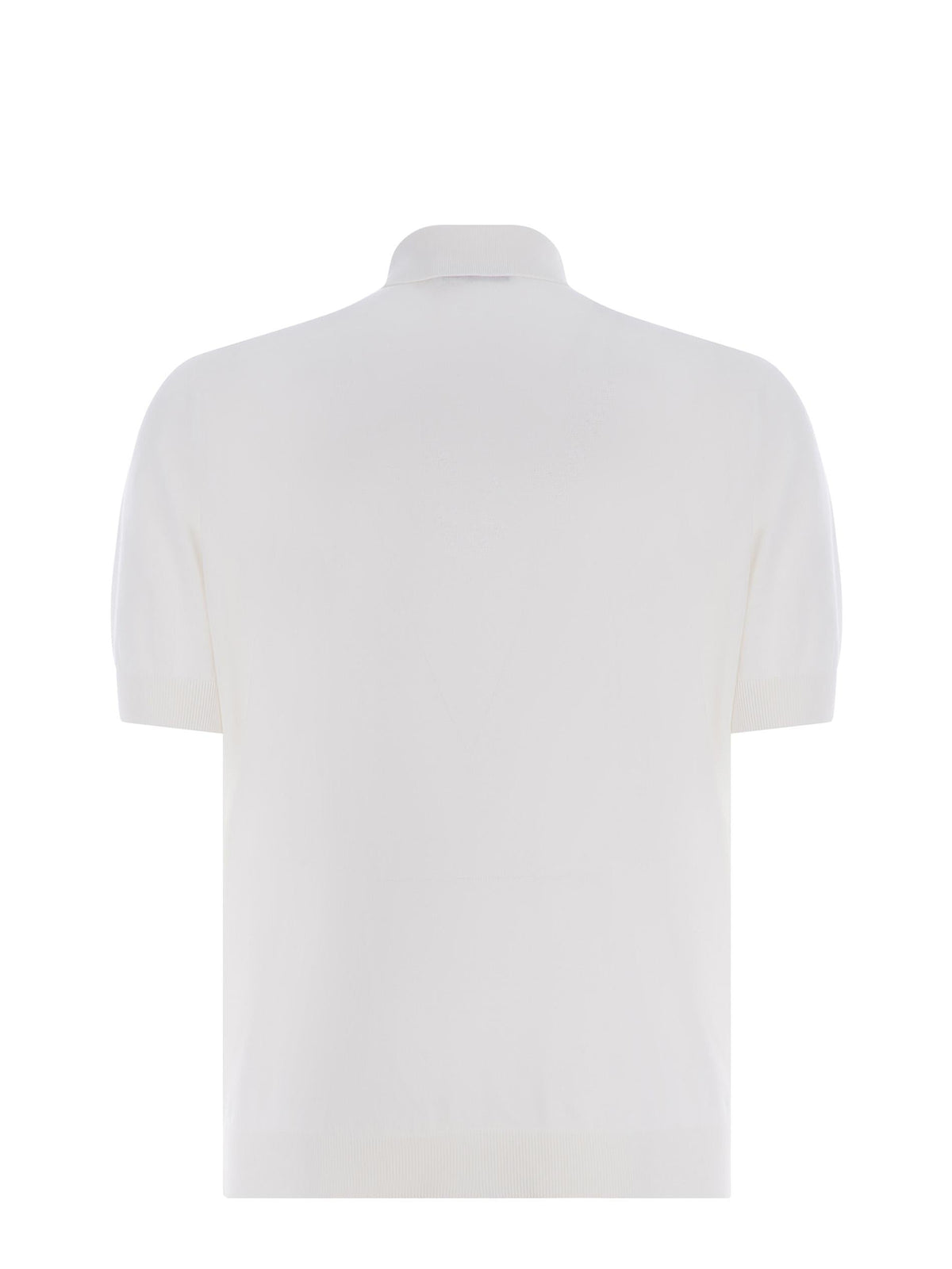 FILIPPO DE LAURENTIS Polo PL1MC CR14RV-U001 White